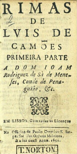 Rimas de Luis de Camões