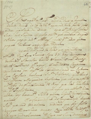 [Carta de Pedro Pinto da Cunha descrevendo uma viagem até Inglaterra com passagem pelo Cabo de Finis...