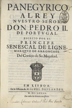 Panegyrico al-Rey Nuestro Señor, Don Pedro II de Portugal