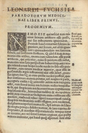 Paradoxorum medicinae libri tres, in quibus sane multa a nemine hactenus prodita, Arabum aetatisque ...