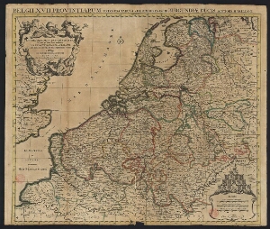 Les dix-sept provinces des Pays-Bas, suivant qu'elles sont possédées par les roys de France et d'Esp...