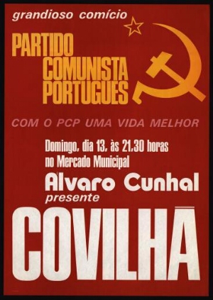 Grandioso comício [do] Partido Comunista Português