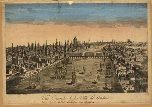 Vue générale de la ville de Londres