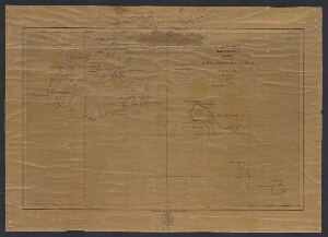 Carta das ilhas de S. Vicente e Sta. Luzia e dos ilheus Branco e Razo (Cabo Verde)