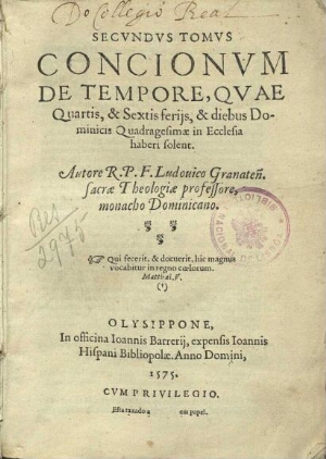 Secundus tomus. Concionum de Tempore quae quartis & sextis & diebus Dominicis Quadragesimae in Eccle...