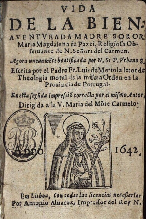 Vida de la bienaventurada Madre Soror Maria Magdalena de Pazzi...