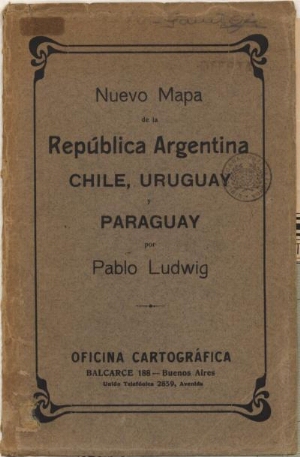 Nuevo mapa de la República Argentina, Chile, Uruguay y Paraguay