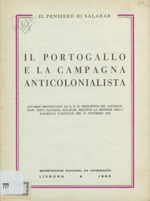 Il Portogallo e la campagna anticolonialista