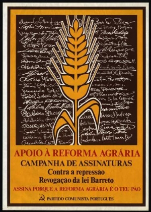 Apoio à reforma agrária