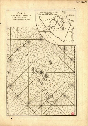 Carte des Isles Nicobar et autres Isles situées au nord-nord-ouest, et au nord d'icelles, jusque par...