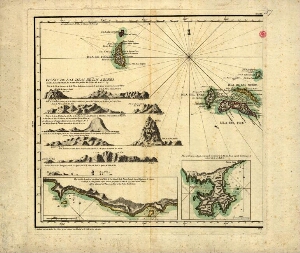 Carta reducida y general de las islas de los Azores, llamadas tambien Terceras para uso de los naveg...