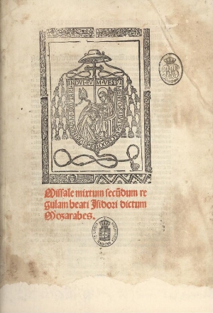 Missale mixtum secundum regulam beati Isidori dictum Mozarabes
