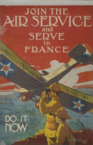 Join the air service and serve in France