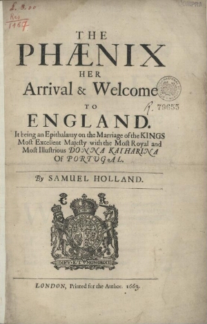 The Phaenix her arrival et Welcome to England