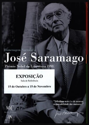Homenagem nacional a José Saramago, Prémio Nobel da Literatura 1998