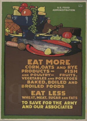 Eat more corn, oats and rye products, fish and poultry...