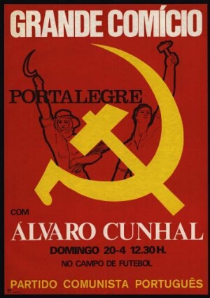 Grande comício com Álvaro Cunhal