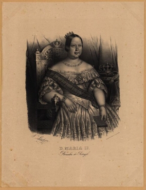 D. Maria II, Rainha de Portugal