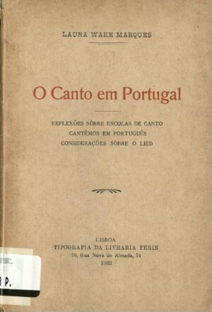 O canto em Portugal