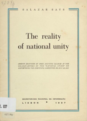 The reality of National Unity
