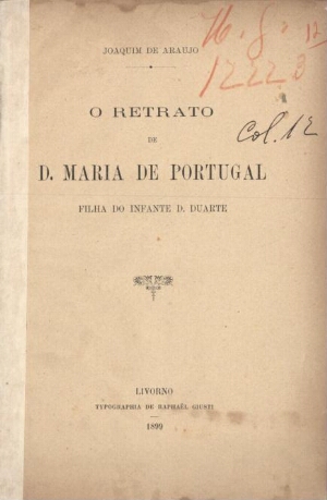 O retrato de D. Maria de Portugal