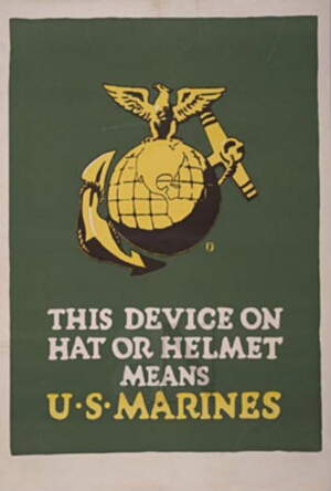 This device on hat or helmet means U. S. Marines