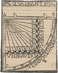 Imagem 2 - Quadrante in Chronographia reportorio dos tempos…, de Manuel de Figueiredo, Lisboa, 1603